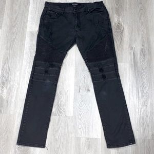 Biker Denim Jeans